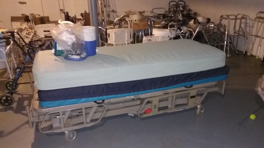 we have a hospital bed for use.